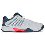 Men's Hypercourt Express 2 Tennis Shoes White and Stargazer-Footwear-K-Swiss-06613-129-0-Tennis Express