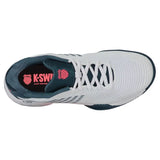 Men's Hypercourt Express 2 Tennis Shoes White and Stargazer-Footwear-K-Swiss-06613-129-6-Tennis Express