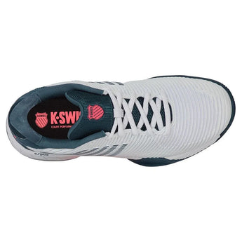 Men's Hypercourt Express 2 Tennis Shoes White and Stargazer-Footwear-K-Swiss-06613-129-6-Tennis Express