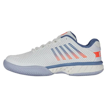 Men's Hypercourt Express 2 Tennis Shoes Lucent White and Infinity-Footwear-K-Swiss-06613-139-4-Tennis Express