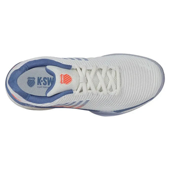 Men's Hypercourt Express 2 Tennis Shoes Lucent White and Infinity-Footwear-K-Swiss-06613-139-6-Tennis Express