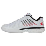 Men's Hypercourt Express 2 Tennis Shoes White and Black-Footwear-K-Swiss-06613-140-4-Tennis Express