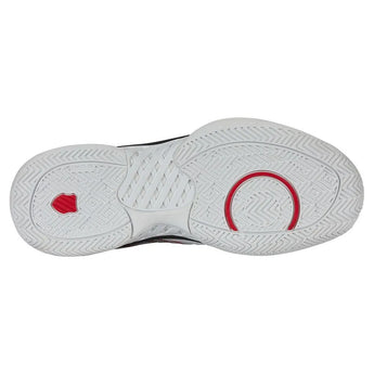 Men's Hypercourt Express 2 Tennis Shoes White and Black-Footwear-K-Swiss-06613-140-5-Tennis Express