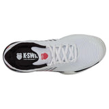 Men's Hypercourt Express 2 Tennis Shoes White and Black-Footwear-K-Swiss-06613-140-6-Tennis Express