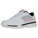 Men's Hypercourt Express 2 Tennis Shoes White and Black-Footwear-K-Swiss-06613-140S25-Tennis Express