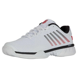Men's Hypercourt Express 2 Tennis Shoes White and Black-Footwear-K-Swiss-06613-140S25-Tennis Express