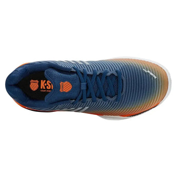 Men's Hypercourt Express 2 Tennis Shoes Blue Opal and Black-Footwear-K-Swiss-06613-407F25-3-Tennis Express