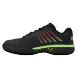 Men's Hypercourt Express 2 Clay Tennis Shoes Black and Soft Neon Green-Footwear-K-Swiss-06614-034F25-2-Tennis Express