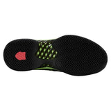 Men's Hypercourt Express 2 Clay Tennis Shoes Black and Soft Neon Green-Footwear-K-Swiss-06614-034F25-5-Tennis Express