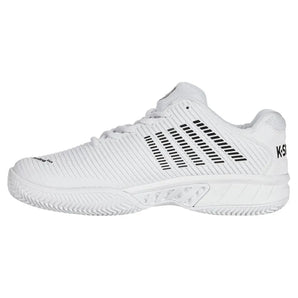 Men's Hypercourt Express 2 Clay Tennis Shoes White and Black-Footwear-K-Swiss-06614-102F22-2-Tennis Express