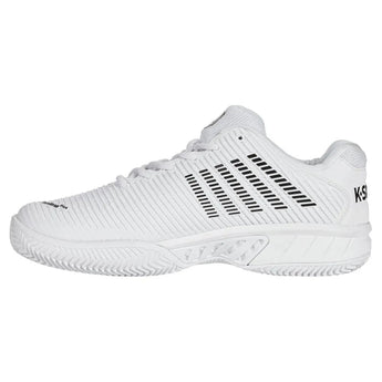 Men's Hypercourt Express 2 Clay Tennis Shoes White and Black-Footwear-K-Swiss-06614-102F22-2-Tennis Express