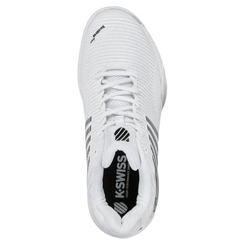 Men's Hypercourt Express 2 Clay Tennis Shoes White and Black-Footwear-K-Swiss-06614-102F22-3-Tennis Express