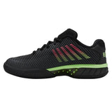 Men's Hypercourt Express 2 2E Width Tennis Shoes Black and Soft Green-Footwear-K-Swiss-06806-034F25-2-Tennis Express