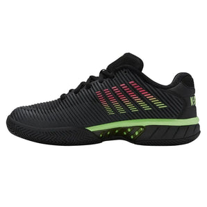 Men's Hypercourt Express 2 2E Width Tennis Shoes Black and Soft Green-Footwear-K-Swiss-06806-034F25-2-Tennis Express