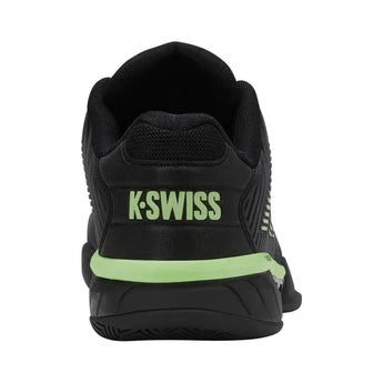 Men's Hypercourt Express 2 2E Width Tennis Shoes Black and Soft Green-Footwear-K-Swiss-06806-034F25-5-Tennis Express