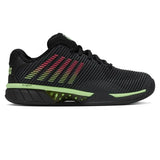 Men's Hypercourt Express 2 2E Width Tennis Shoes Black and Soft Green-Footwear-K-Swiss-06806-034F25-Tennis Express