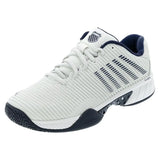 Men's Hypercourt Express 2 2E Width Tennis Shoes Gray White Peacoat-Footwear-K-Swiss-06806-090Bcopy-Tennis Express