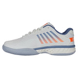 Men's Hypercourt Express 2 Wide Tennis Shoes Lucent White and Infinity,Footwear,K-Swiss,,,Tennis Express,06806-139-4