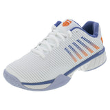 Men's Hypercourt Express 2 Wide Tennis Shoes Lucent White and Infinity,Footwear,K-Swiss,7,White,Tennis Express,06806-139U25copy