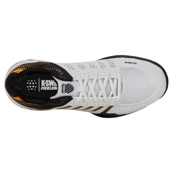 Men's Express Light Wide Pickleball Shoes White and Daffodil-Footwear-K-Swiss-07291-138.06-Tennis Express