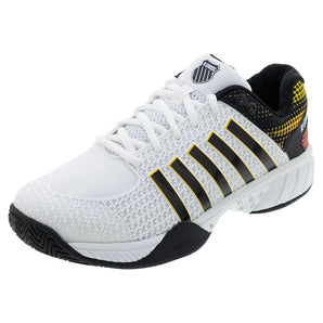 Men's Express Light Wide Pickleball Shoes White and Daffodil-Footwear-K-Swiss-07291-138S25-Tennis Express