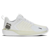 Men's Ultrashot 3 Grass Tennis Shoes White and Black, K-Swiss, Tennis Express, 08560-102B-2