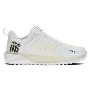 Men's Ultrashot 3 Grass Tennis Shoes White and Black, K-Swiss, Tennis Express, 08560-102B-2