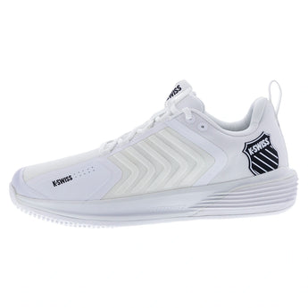 Men's Ultrashot 3 Grass Tennis Shoes White and Black,Footwear,K-Swiss,,,Tennis Express,08560-102B02copy