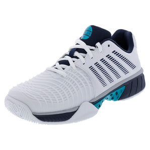 Men's Express Light 3 Padel Shoes White and Carbon,Footwear,K-Swiss,White/Carbon,7,Tennis Express,08900-148F2601copy