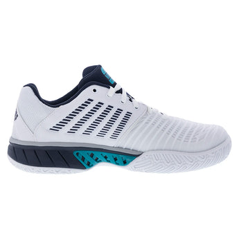 Men's Express Light 3 Padel Shoes White and Carbon,Footwear,K-Swiss,,,Tennis Express,08900-148F2603copy
