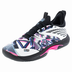 Men's SpeedTrac Padel Shoes White and Black,Footwear,K-Swiss,White,7,Tennis Express,08912-940S24copy