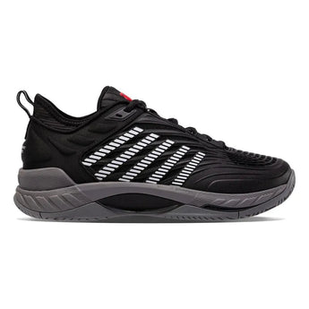 Men's Hypercourt Supreme 2 Tennis Shoes Black and Steel Gray-Footwear-K-Swiss-09071-038S24-11-Tennis Express