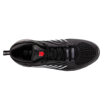 Men's Hypercourt Supreme 2 Tennis Shoes Black and Steel Gray-Footwear-K-Swiss-09071-038S24-3-Tennis Express