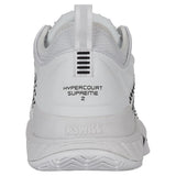 Men's Hypercourt Supreme 2 Tennis Shoes White and Black-Footwear-K-Swiss-09071-102-3-Tennis Express