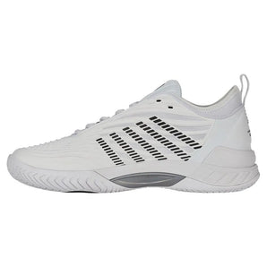 Men's Hypercourt Supreme 2 Tennis Shoes White and Black-Footwear-K-Swiss-09071-102-4-Tennis Express
