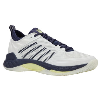Men's Hypercourt Supreme 2 Tennis Shoes Blanc de Blanc and Naval Academy, K-Swiss, Tennis Express, 09071-171H25-10