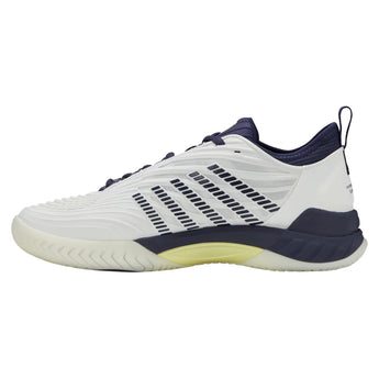 Men's Hypercourt Supreme 2 Tennis Shoes Blanc de Blanc and Naval Academy, K-Swiss, Tennis Express, 09071-171H25-6