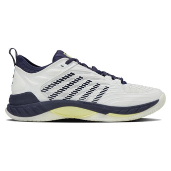 Men's Hypercourt Supreme 2 Tennis Shoes Blanc de Blanc and Naval Academy, K-Swiss, BLANC_DE_BLANC/NV, Tennis Express, 09071-171H25-BLANC-DE-BLANC-NV-1