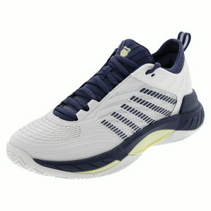 Men's Hypercourt Supreme 2 Tennis Shoes Blanc de Blanc and Naval Academy,Footwear,K-Swiss,7,BLANC_DE_BLANC/NV,Tennis Express,09071-171H25-x