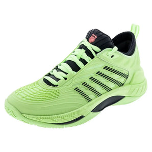 Men's Hypercourt Supreme 2 Tennis Shoes Soft Neon Green and Black,Footwear,K-Swiss,7,SOFT NEON GREEN/BLACK,Tennis Express,09071-306F25copy
