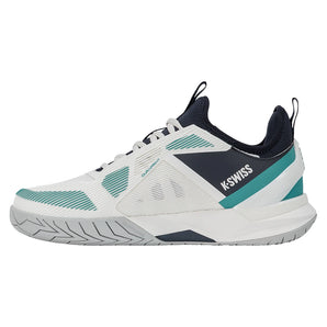 Men's K-Frame Speed Rublo Tennis Shoes Blanc de Blanc and Carbon,Footwear,K-Swiss,,,Tennis Express,09483-162F26-1