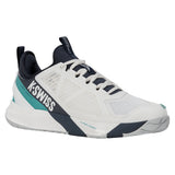 Men's K-Frame Speed Rublo Tennis Shoes Blanc de Blanc and Carbon,Footwear,K-Swiss,Blanc de Blanc/Carbon,7,Tennis Express,09483-162F26