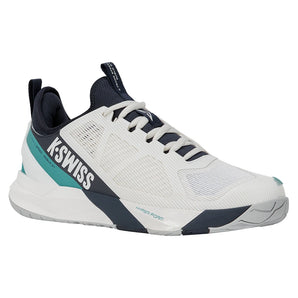 Men's K-Frame Speed Rublo Tennis Shoes Blanc de Blanc and Carbon,Footwear,K-Swiss,Blanc de Blanc/Carbon,7,Tennis Express,09483-162F26