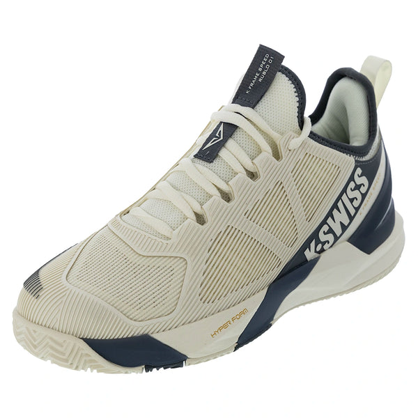 Men's CLAY Court K-Frame Speed Rublo Tennis Shoes Egret and Turbulence