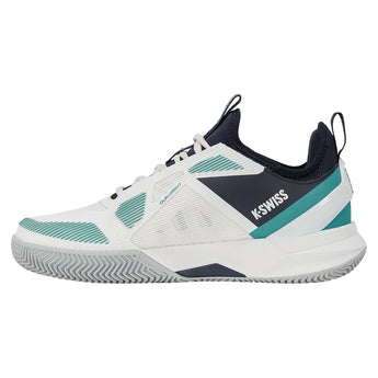 Men's CLAY Court K-Frame Speed Rublo Tennis Shoes Blanc de Blanc and Carbon,Footwear,K-Swiss,,,Tennis Express,09485-162F26-2