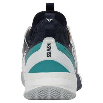 Men's CLAY Court K-Frame Speed Rublo Tennis Shoes Blanc de Blanc and Carbon,Footwear,K-Swiss,,,Tennis Express,09485-162F26-4