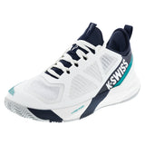 Men's CLAY Court K-Frame Speed Rublo Tennis Shoes Blanc de Blanc and Carbon,Footwear,K-Swiss,Blanc de Blanc/Carbon,7,Tennis Express,09485-162F26copy