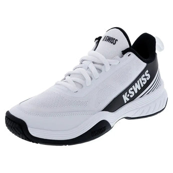Men's SpeedEx 2 Tennis Shoes White and Black,Footwear,K-Swiss,7,,Tennis Express,09486-184F25copy