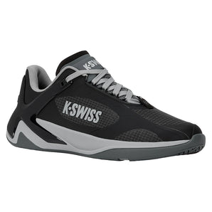Men's K-Frame Pickleball Shoes Black and Ultimate Gray,Footwear,K-Swiss,Black/Ultimate Gray,7,Tennis Express,09491-006-1