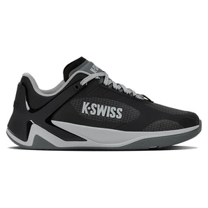 Men's K-Frame Pickleball Shoes Black and Ultimate Gray,Footwear,K-Swiss,,,Tennis Express,09491-006-2